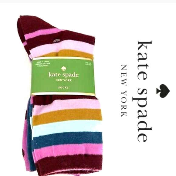 kate spade Accessories - Kate Spade Set of 3 Dress Socks